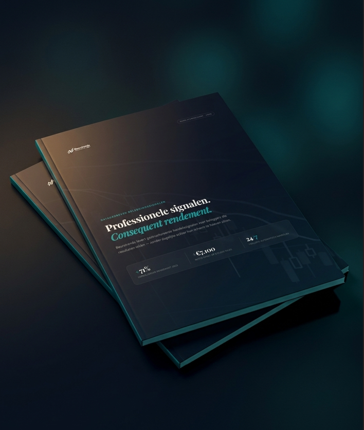 Voorbeeld van de Beurstrends-brochure
